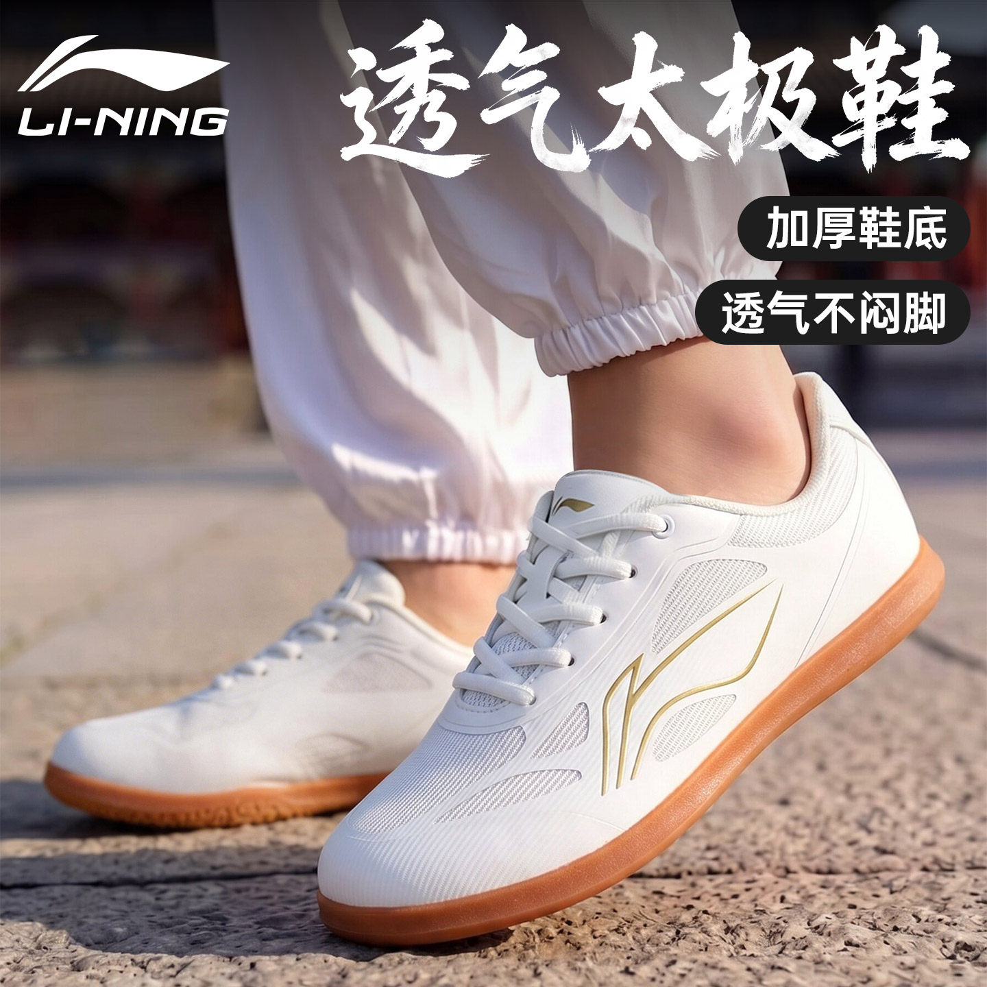 李宁太极鞋夏季透气防滑官方正品图片