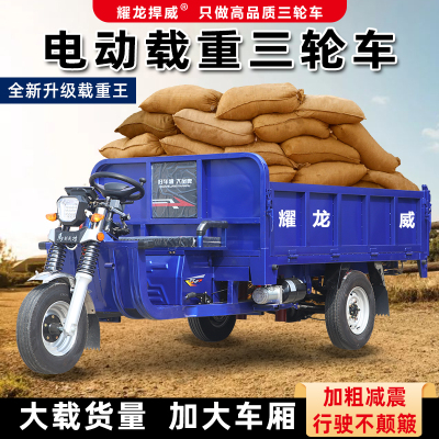 电动三轮车拉货载重王自卸新款国标家用大功率货车农用三轮电瓶车