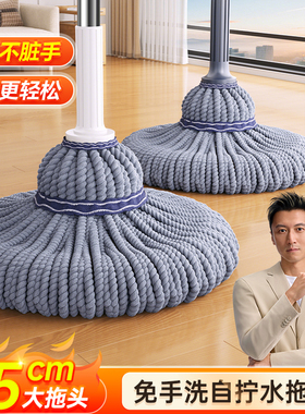 佳帮手拖把2025新款家用第一名一拖净干湿两用免手洗地拖地拖布