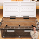 床底收纳箱扁平家用周转箱带轮抽屉学生宿舍储物箱放床下整理箱子