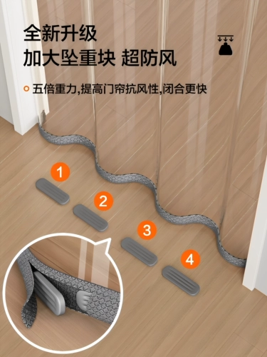 [Только кухня] Подвесная занавеска на лобовое стекло для кондиционирования воздуха, чтобы предотвратить попадание масляного дыма, занавеска на кухонной перегородке, чтобы предотвратить кондиционирование воздуха и масляный дым без перфорации