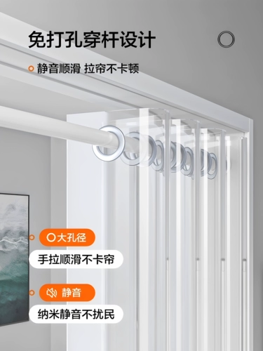 [Только кухня] Подвесная занавеска на лобовое стекло для кондиционирования воздуха, чтобы предотвратить попадание масляного дыма, занавеска на кухонной перегородке, чтобы предотвратить кондиционирование воздуха и масляный дым без перфорации