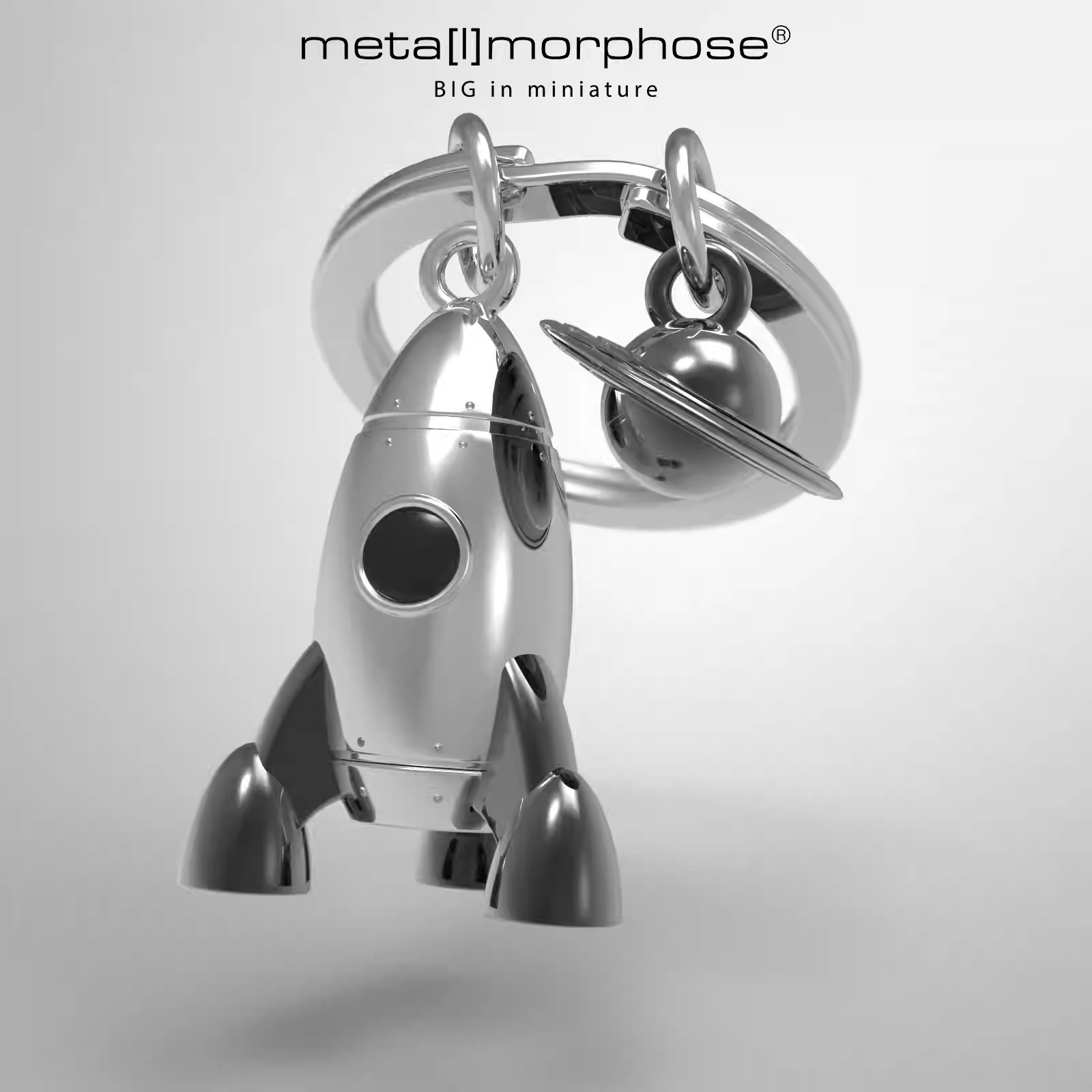 航小梦太空宇宙系列火箭钥匙扣挂件 高档文创可爱创意生日礼物