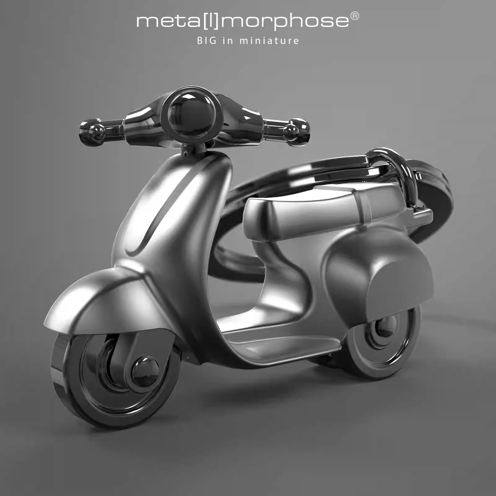 比利时原创罗马假日合金钥匙扣挂饰高端可爱礼物车钥匙精致定制