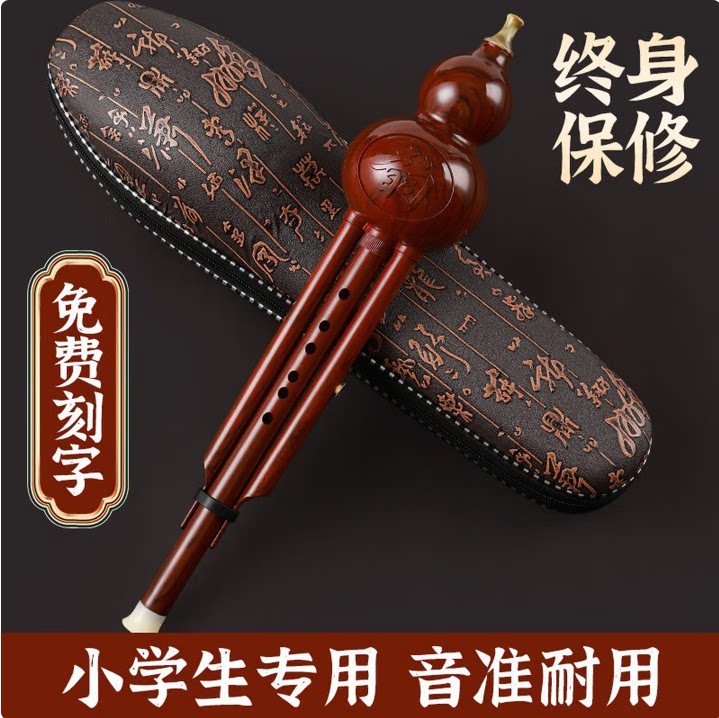 苏小妹葫芦丝初学者用c调/降b调小学生专用七孔乐器7孔 C调+皮盒