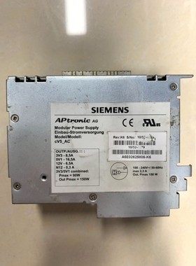 西门子CV5_AC工控机电源A5E02625806-K6拍前请询价