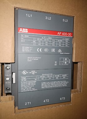 ABB交流接触器1SFL577001R7011 AF400-30-11 电压 100-250V全新原