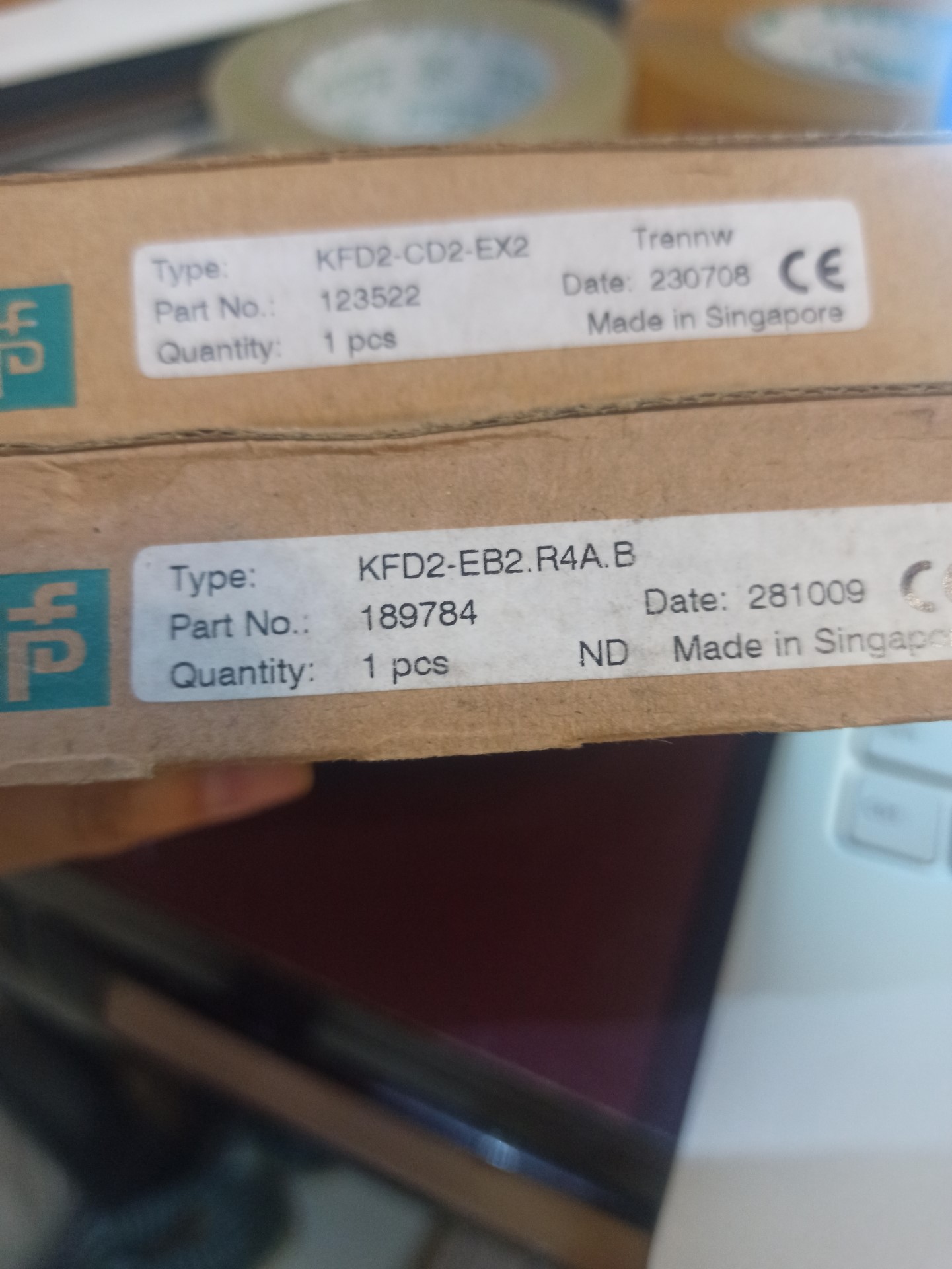 倍加福安全栅KFD2-EB2.R4AB KFD2-CD2-EX2全新原装拍前请询价