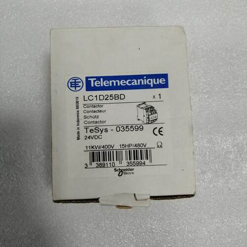 Schneider Electric施耐德LC1D25BD直流接触器全新原装现货