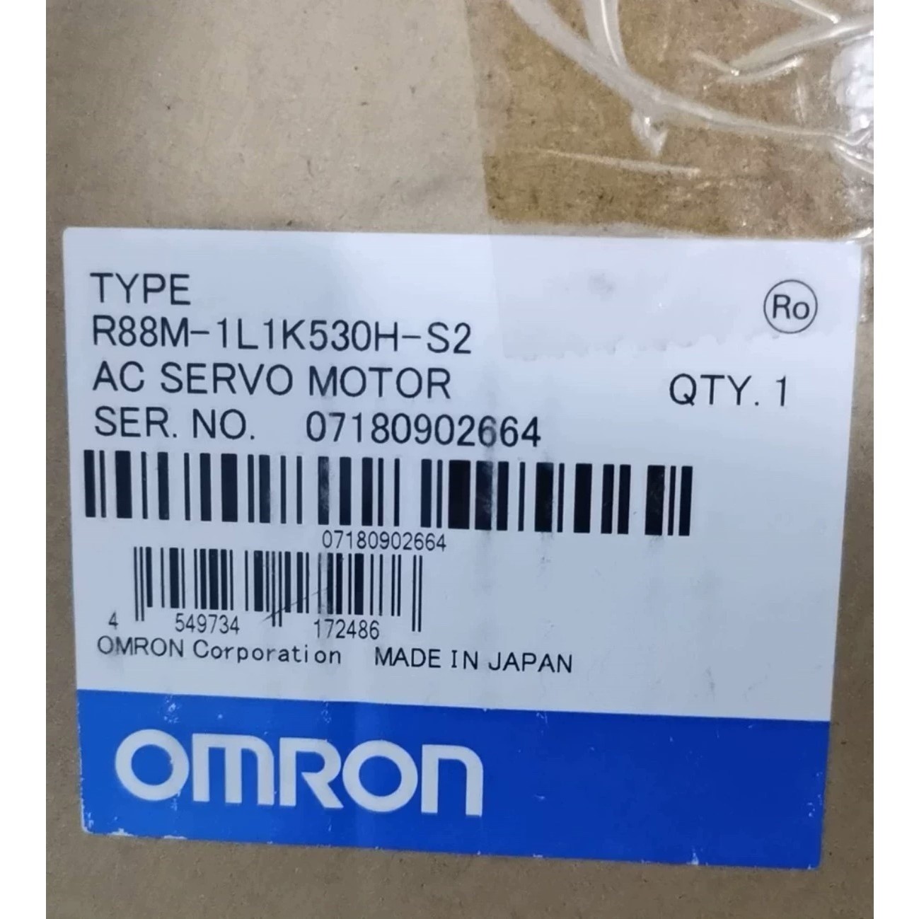 R88M-1L1K530H-S2 欧姆龙全新原装拍前请询价