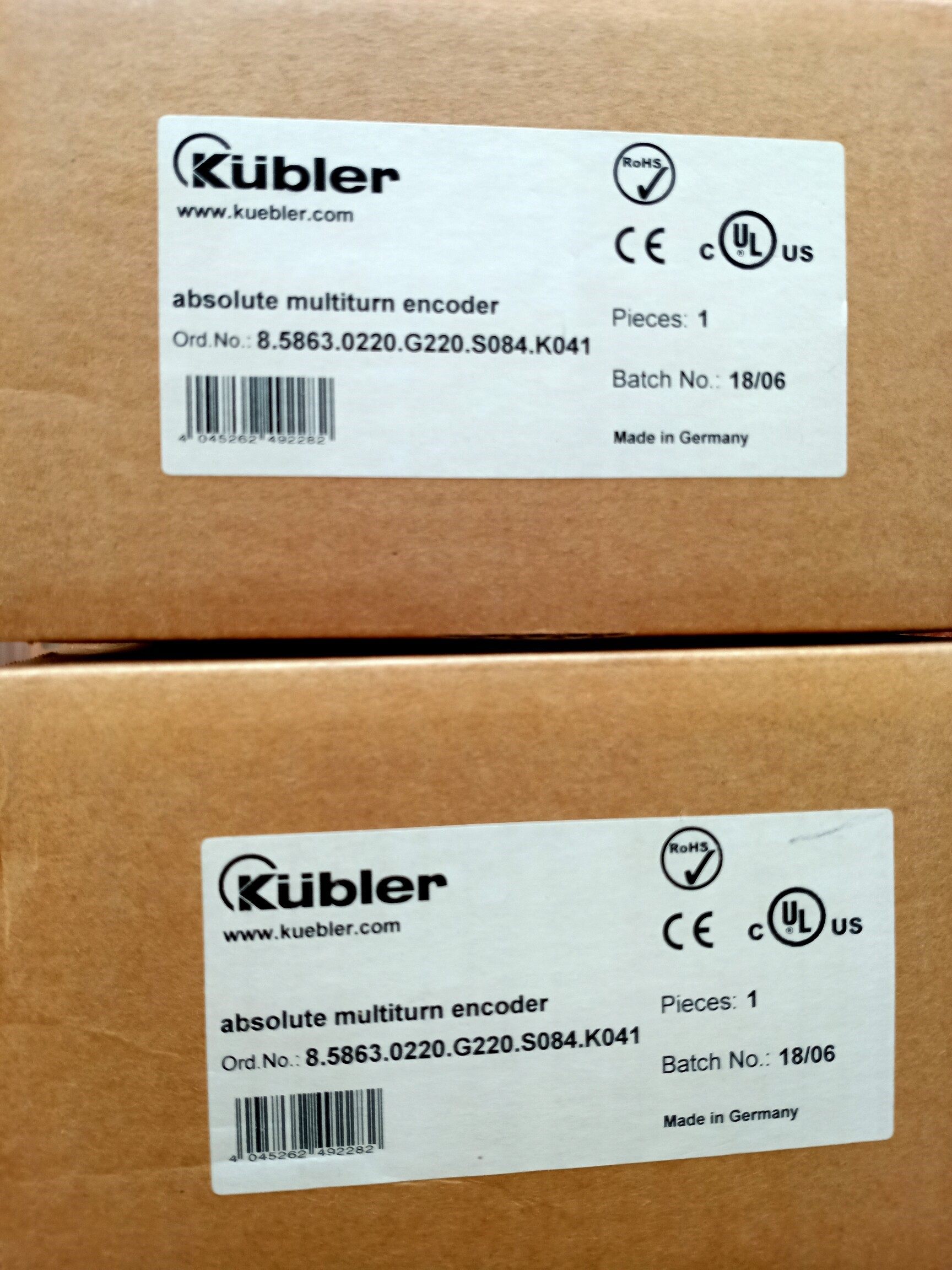 库伯勒编码器 8.5863.0220.G220.S084.K041 全新原装拍前请询价