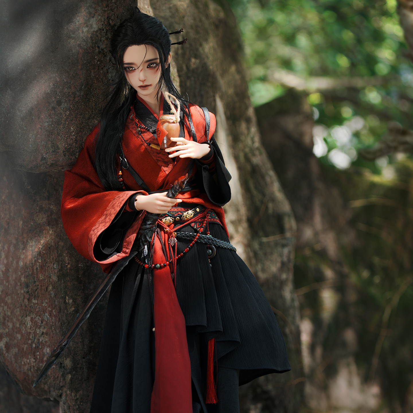 龙魂 莫邪侠客官服70GC-0002（70CM）BJD娃衣70大女娃娃77/75征集