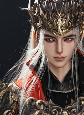 【限时全套】龙魂秦琼 搜神传记裸娃75/77bjd娃娃古风正版男娃