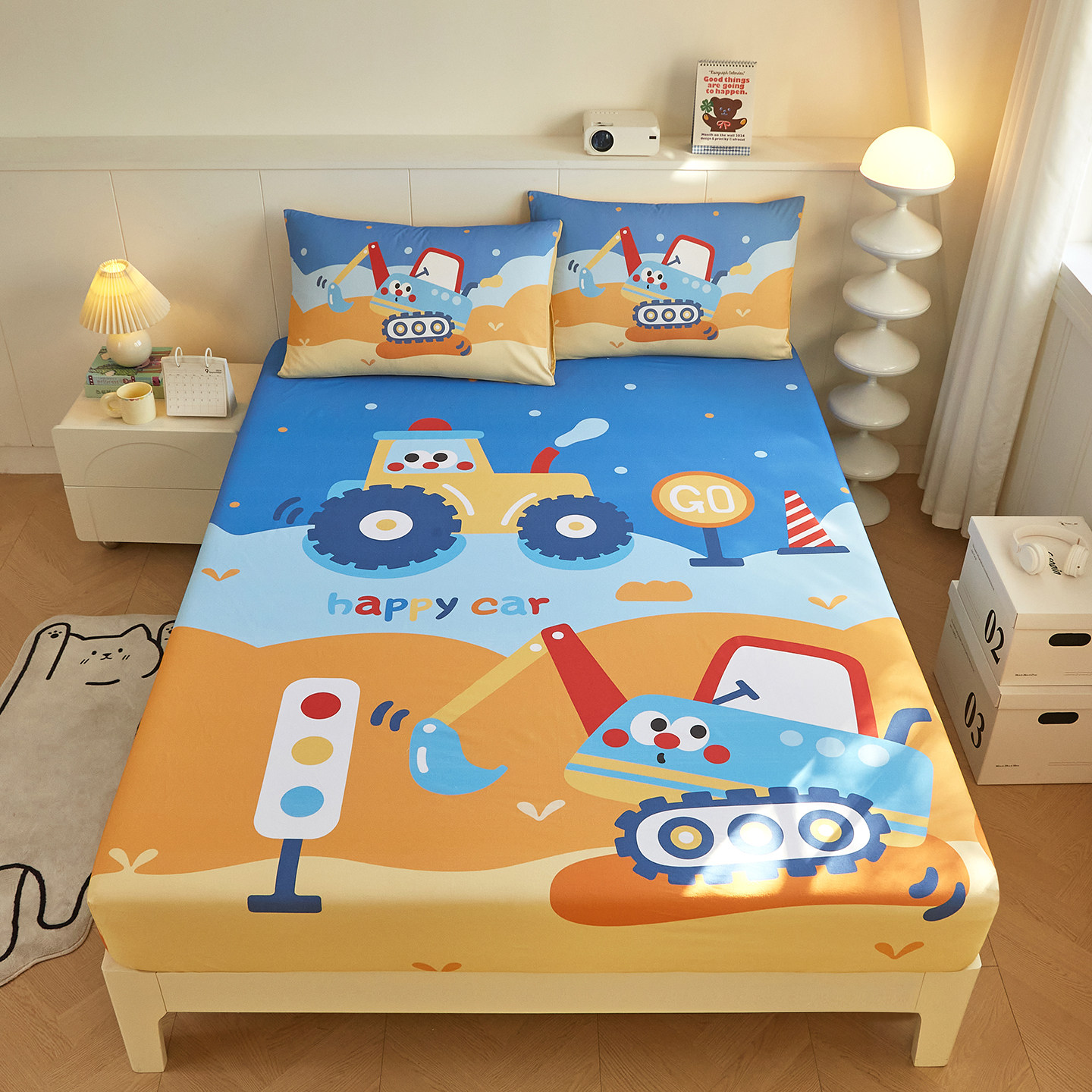 纯棉床笠2026新款四季通用100全棉180cmx200cm六面全包1米5床单人