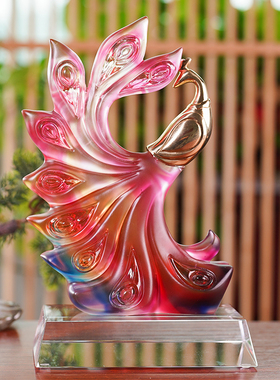 古法琉璃酒店装饰工艺品摆件送礼