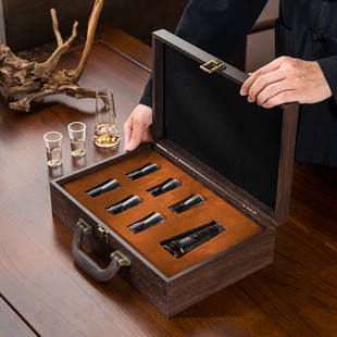 高档商务礼品玻璃白酒杯分酒器礼盒套装年会宴请送礼伴手礼品长辈