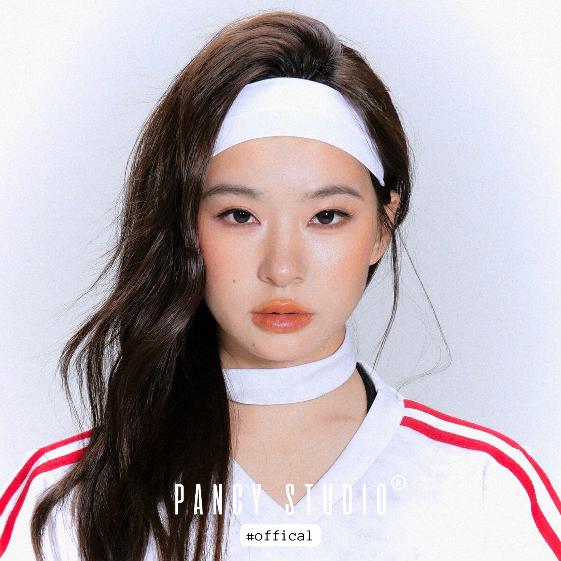 PANCY发际线友好~纯色弹力发带运动风窄版头带速干透气时髦百搭