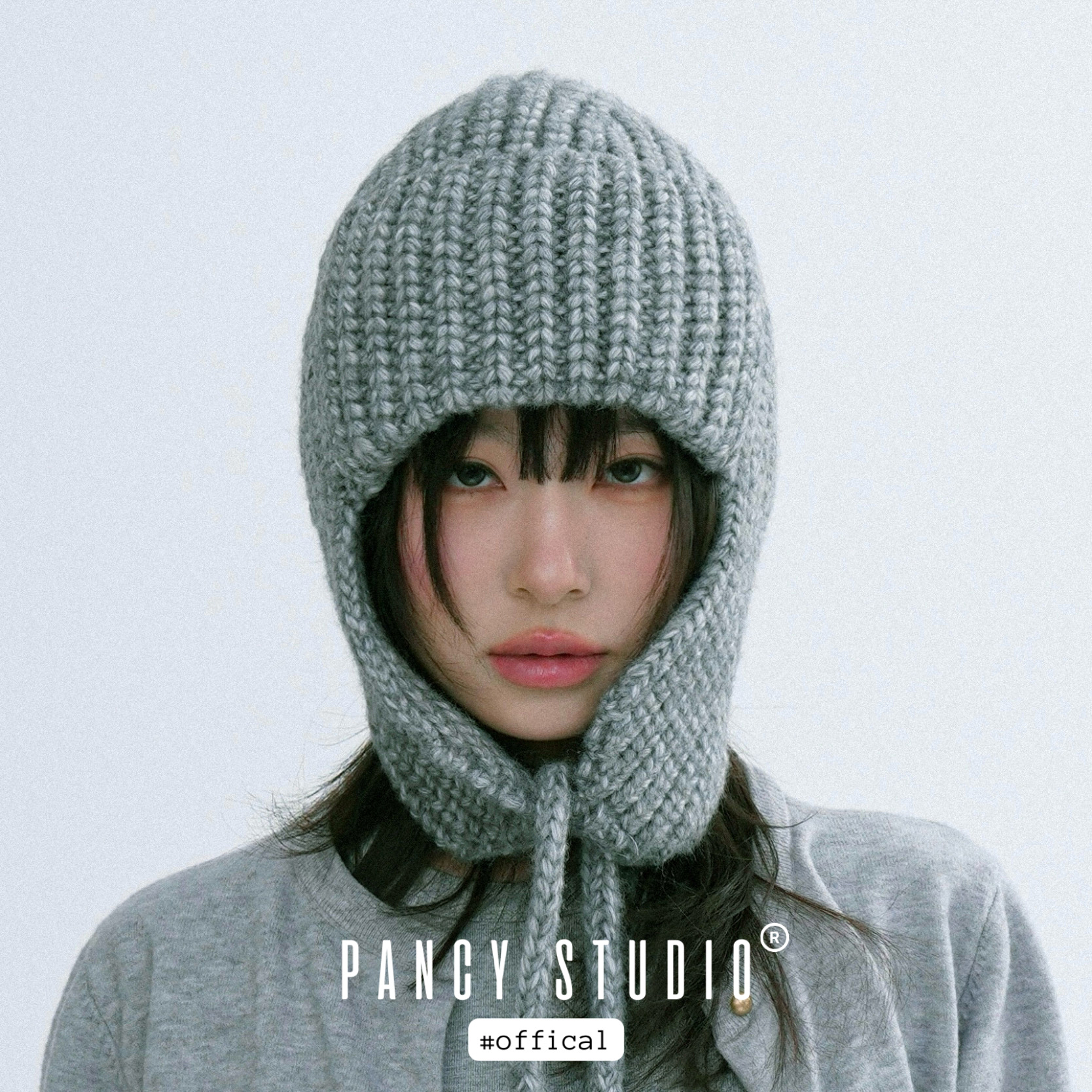 PANCY冬日韩系护耳帽可爱街头针织雷锋帽冷帽毛线帽保暖显脸小