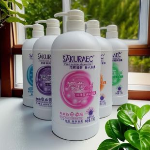 樱花E恋樱花之恋珍珠润肤沐浴露1.1L露留香清润淡雅柔肤沐浴露
