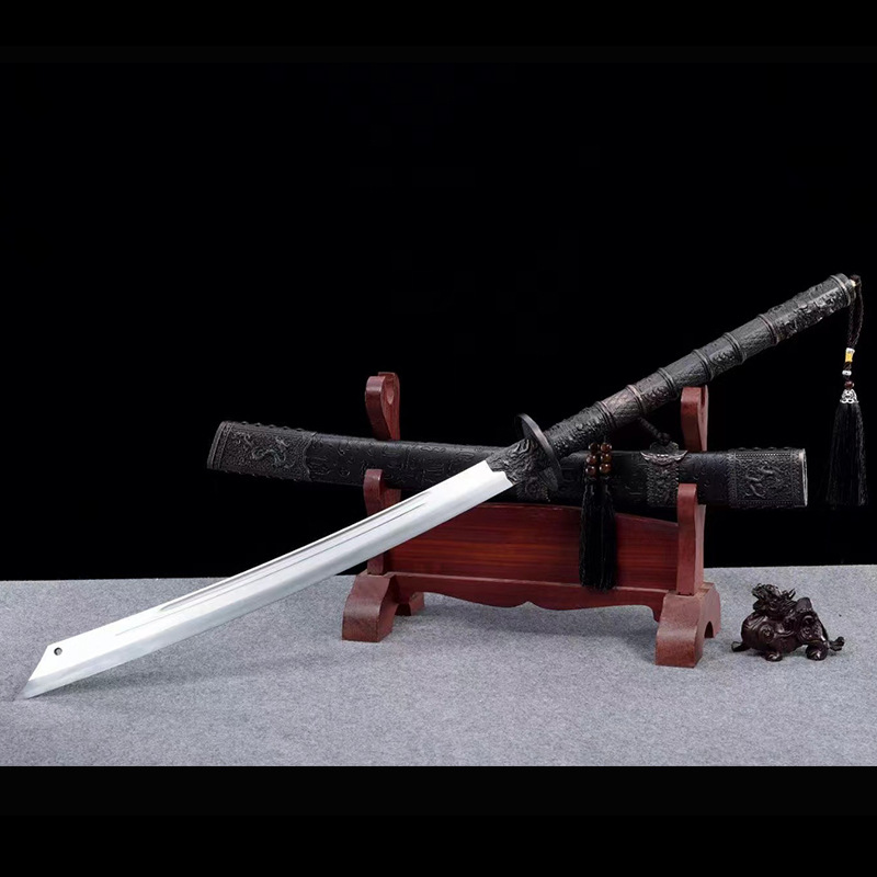 康熙锰钢一体刀剑战刀绣春刀龙泉