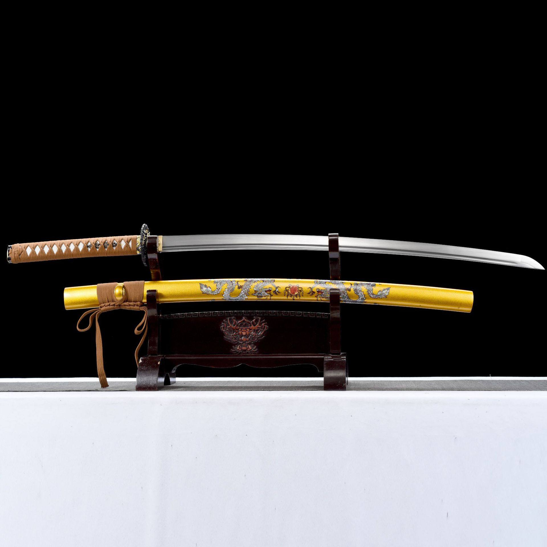 龙泉市刀剑手工锻打1045中碳钢日式居合刀影视硬宝剑Katana未开刃,特色手工艺,其他特色工艺品,淘宝优惠券,粉丝福利购,淘宝优惠卷