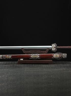 龙泉市刀剑花纹钢传统宝剑手工