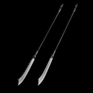 龙泉市手工九环大刀朴刀武术表演冷兵器金属钢刀一体长刀未开刃