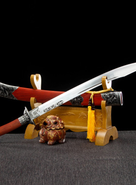 龙泉市刀剑手工锻打高锰钢龙虎