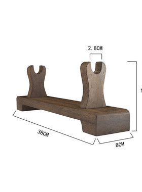 宝剑架大号镇宅鸡翅木兵器架实木