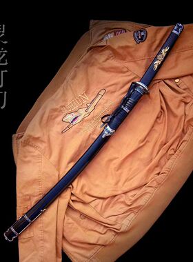 龙泉手工刀剑研磨一体锻打日式