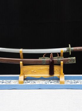 龙泉市刀剑花纹钢一体手工锻打