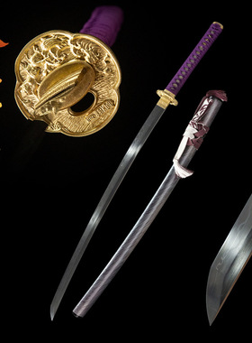 外贸高档手工夹钢日本刀东洋武士