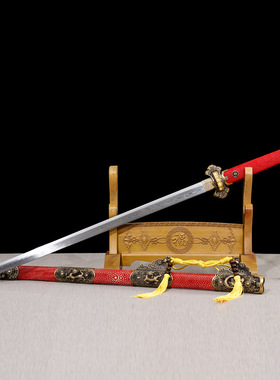 龙泉市刀剑一体手工锻打宝剑