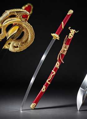 金蛇日本刀手工一体高碳钢居合长刀龙泉东洋刀剑武士刃道具未开刃