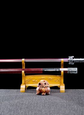 龙泉市刀剑手工锻打龙骨一体春秋