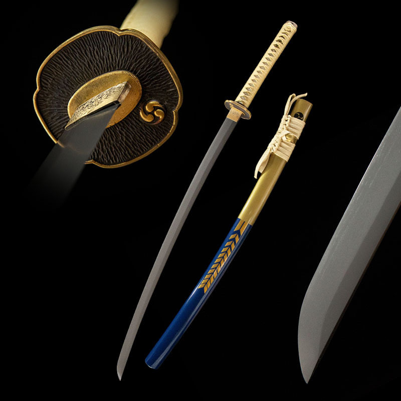 碳素钢高硬度日本武式刀东洋武士刃长刀居合锻打刀剑katana未开刃
