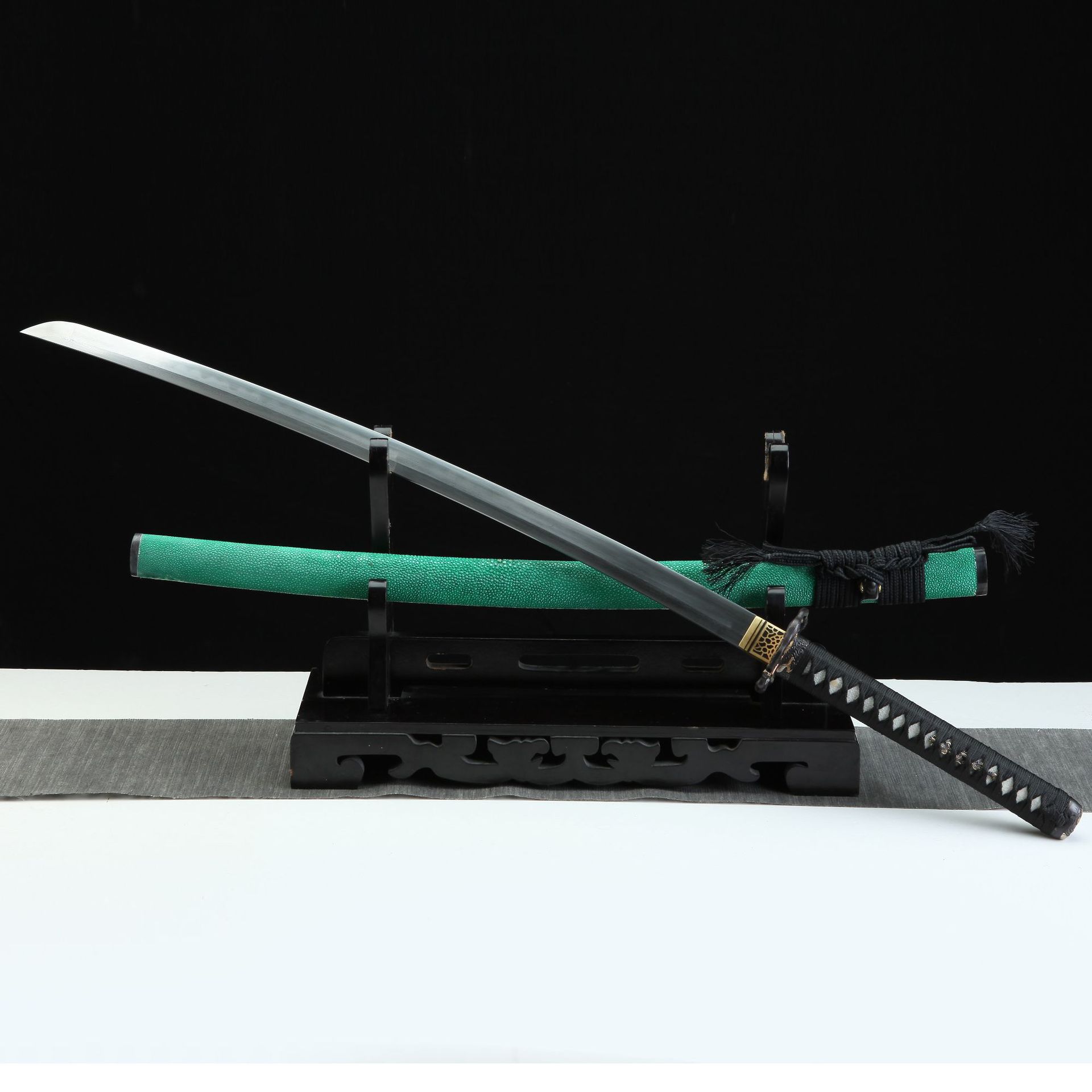 龙泉市刀剑天梯纹指挥刀花纹钢