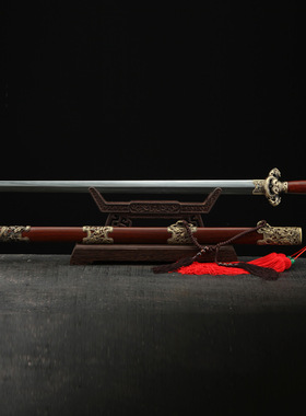 龙泉市刀剑工艺收藏品花纹钢烧刃