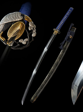 外贸高档手工日本刀长刀剑三枚