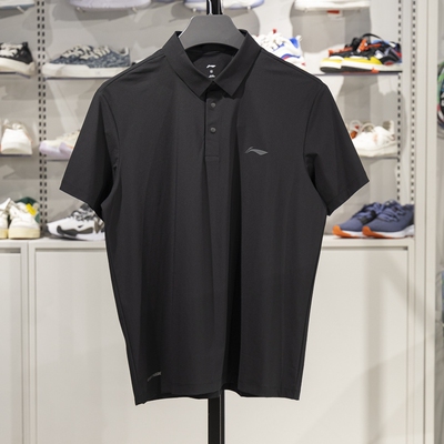 李宁短袖POLO衫冰感舒适防晒