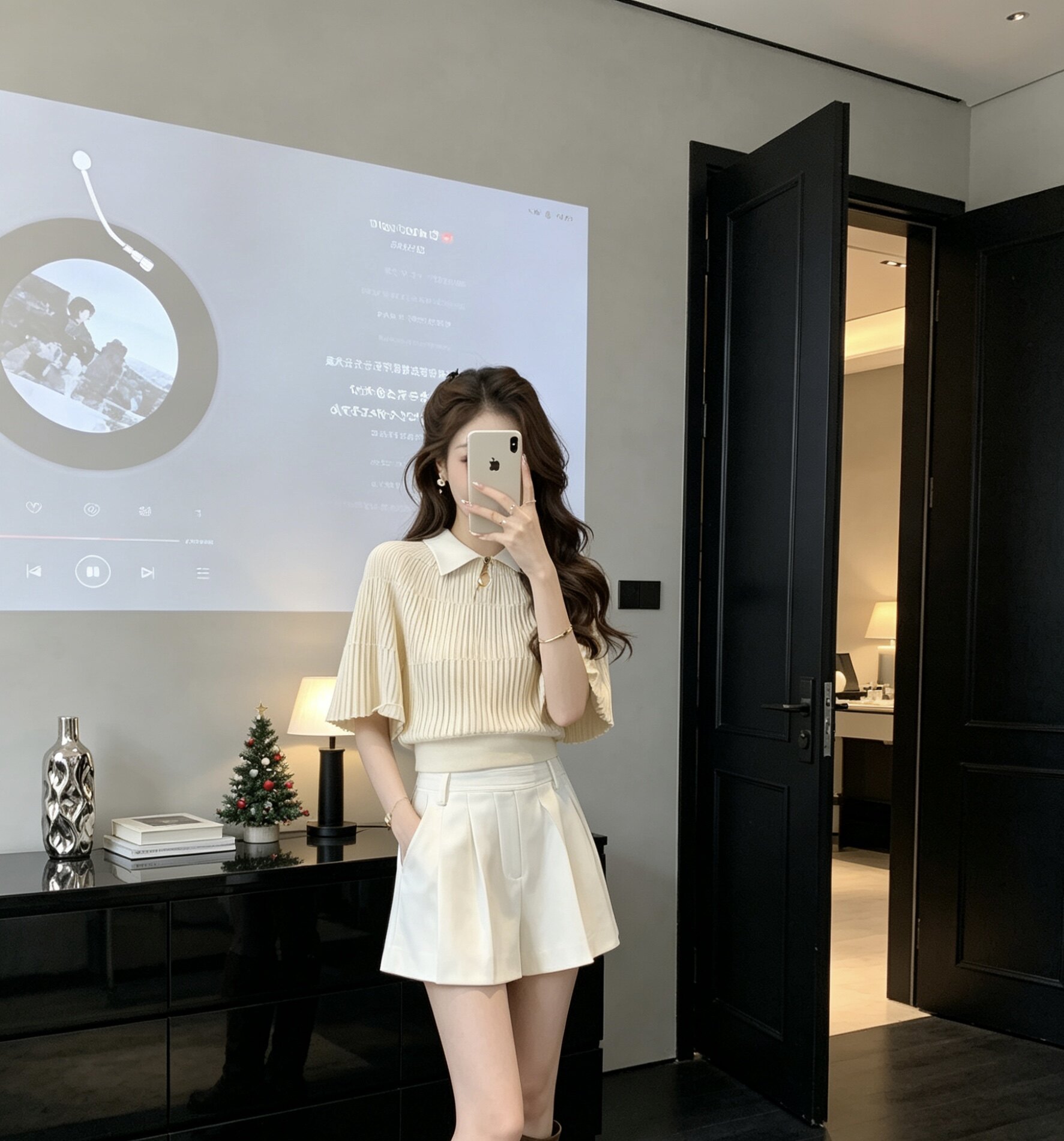 法式设计感斗篷式设计感短袖t恤女夏季2026新款显瘦打底衫上衣女