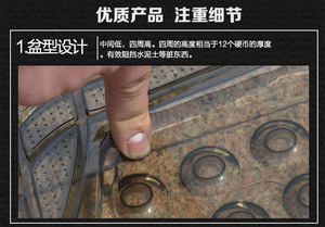 汽车透明防滑通用脚垫加厚环保  pvc软胶防水乳胶地垫四季防冻