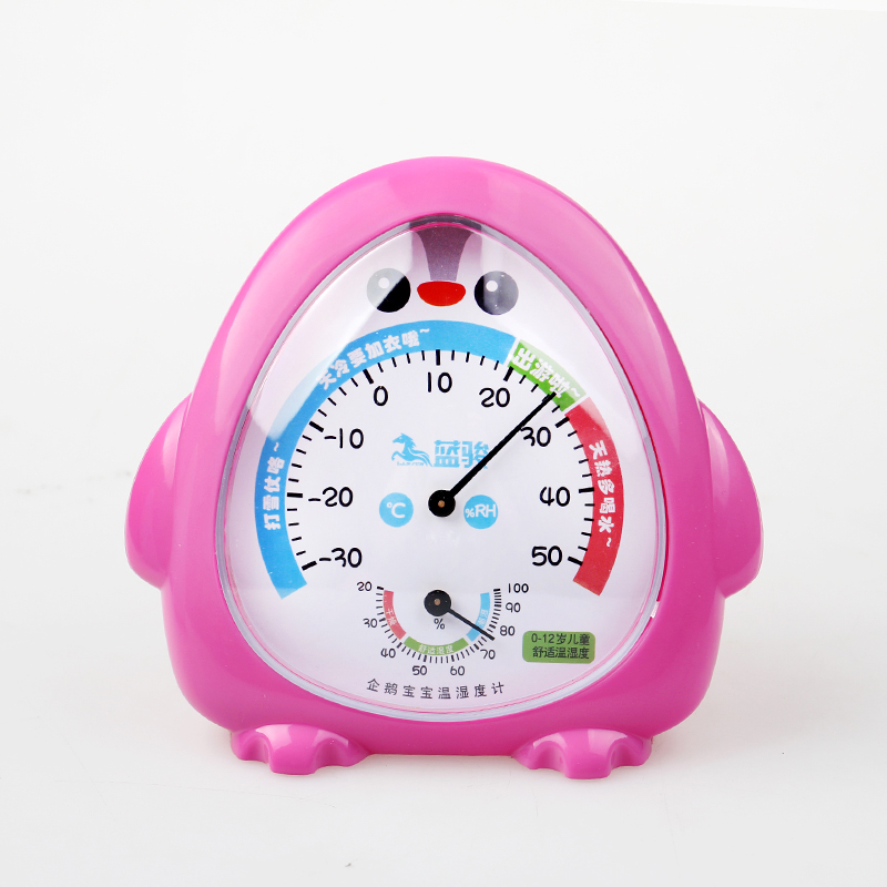 室内温度计家用精准温湿度计创意卡通婴儿房间室温计温湿度表干湿