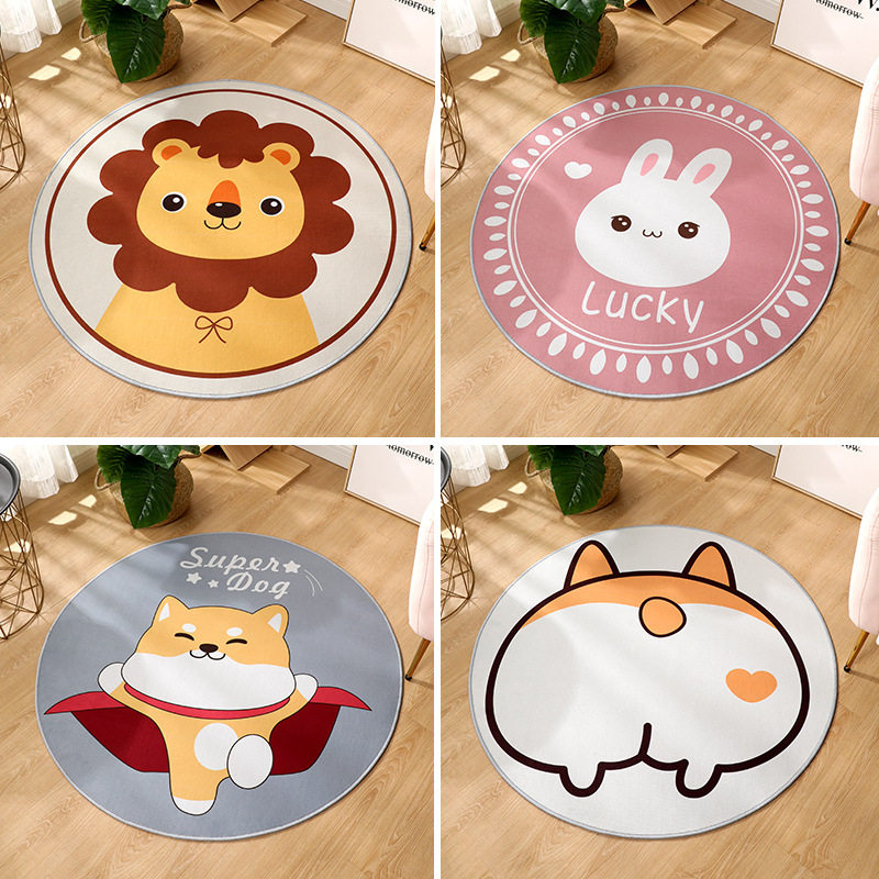 圆形地毯卧室办公电脑椅垫子地垫转椅家用脚垫吊篮书房滚轮防滑垫,居家布艺,家用脚垫,淘宝优惠券,粉丝福利购,淘宝优惠卷