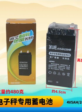 电子秤电池4V4AH4.5AH