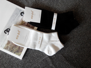 纯棉袜子短袜黑白色运动袜透气吸汗浅口低帮四季 男士 包邮 5双特价