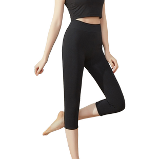 秋冬加绒加厚三分保暖裤短裤外穿打底裤七分裤肉色五分中裤女大码