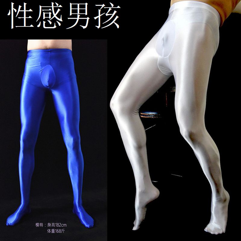 男士油亮塑身九分大象情趣打时尚