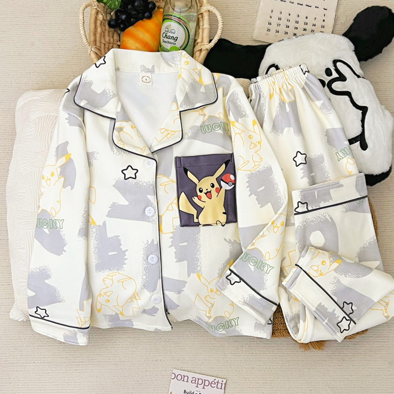 秋冬季儿童睡衣裤德绒保暖家居服