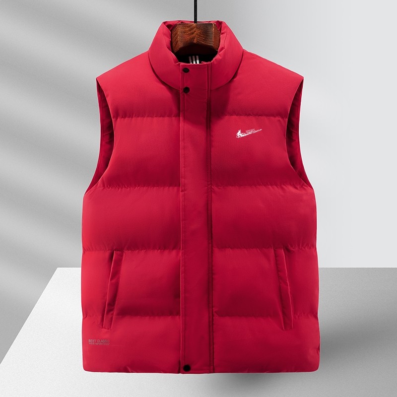 耐克顿红色羽绒棉马甲男士秋冬季本命年无袖加厚保暖大码坎肩外套,男装,常规马甲,淘宝优惠券,粉丝福利购,淘宝优惠卷